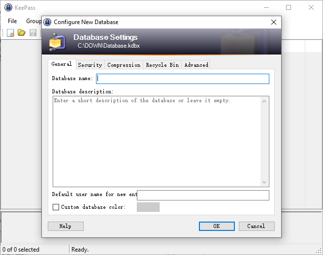 Security configuration